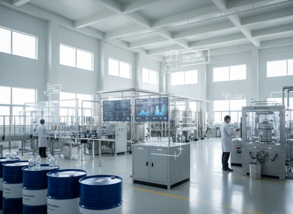 factory modern lubricant production 1