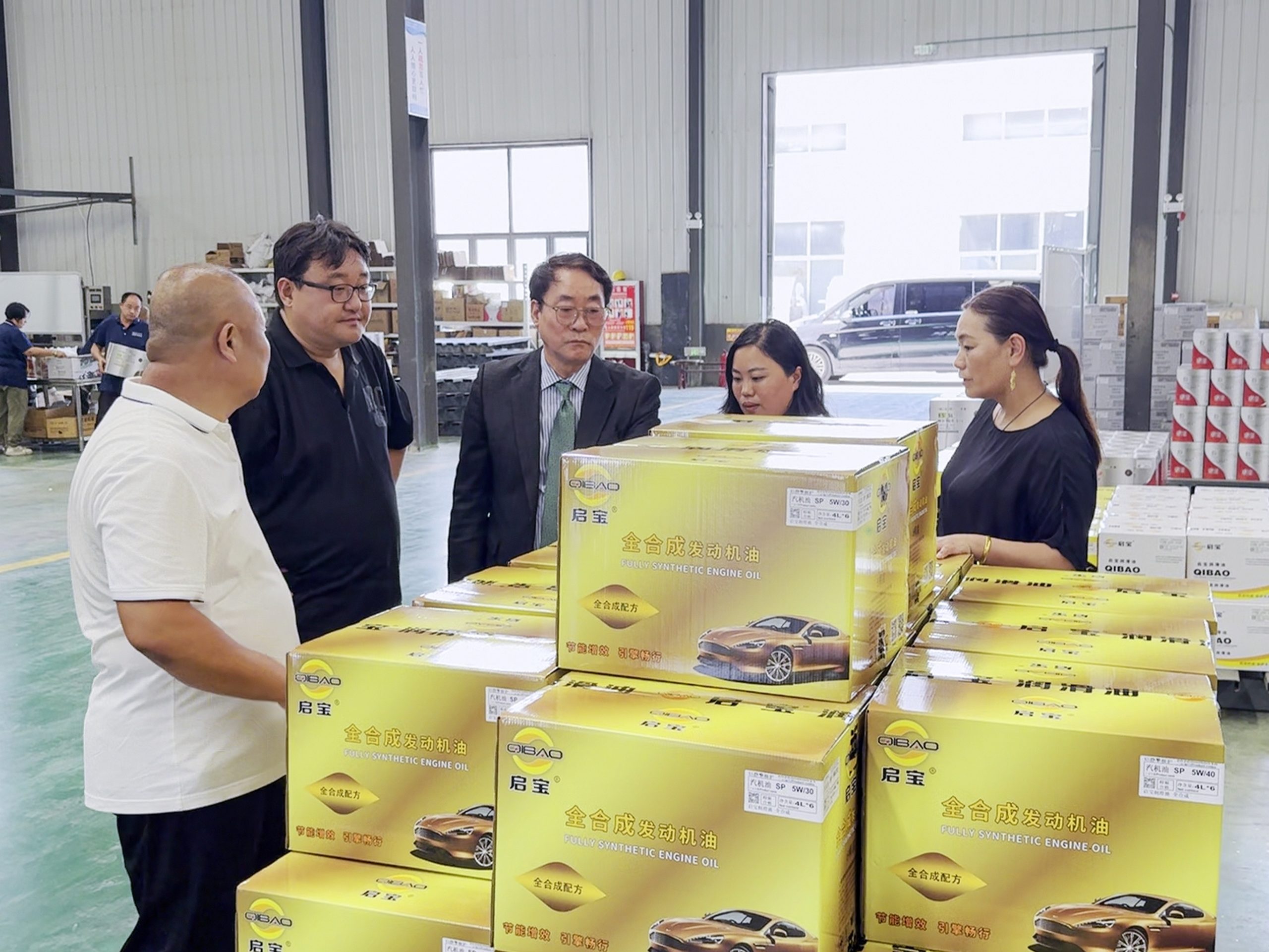 Korean Customers Visit Feller Lubricants, a Lubricant Manufacturer in China Korean Customers Visit Feller Lubricants, a Lubricant Manufacturer in China